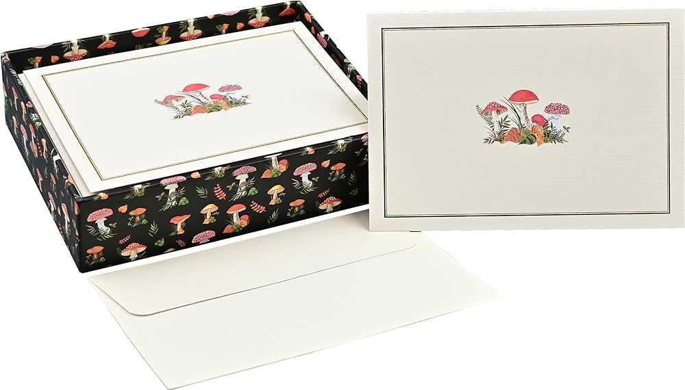 Mushroom Boxed Note Cards MW-20751