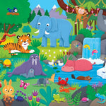 Animal Kingdom Floor Puzzle 48 Pc - Peter Pauper Press MW-20760_1