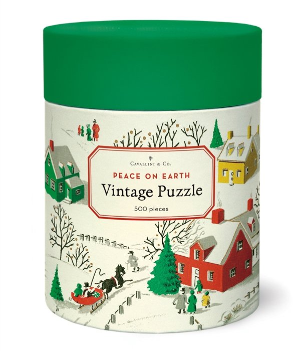 Vintage Peace On Earth 500 Piece Puzzle MW-20879