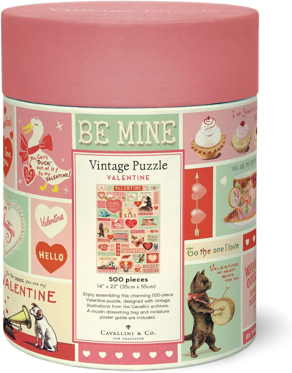 Vintage Valentine's Day 500 Piece Puzzle MW-20880_1
