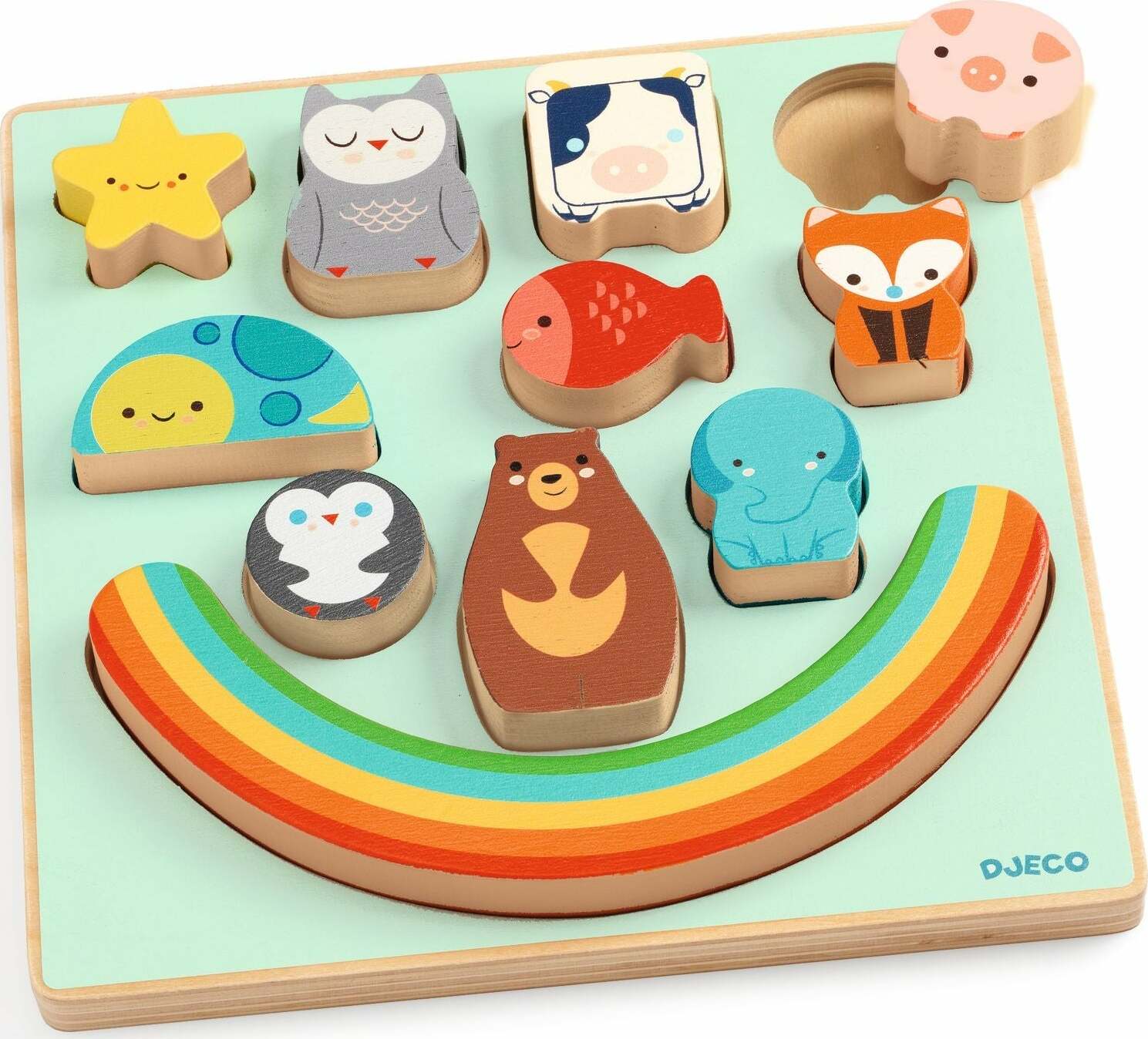 Animal Rainbow Puzzle Boom MW-21134