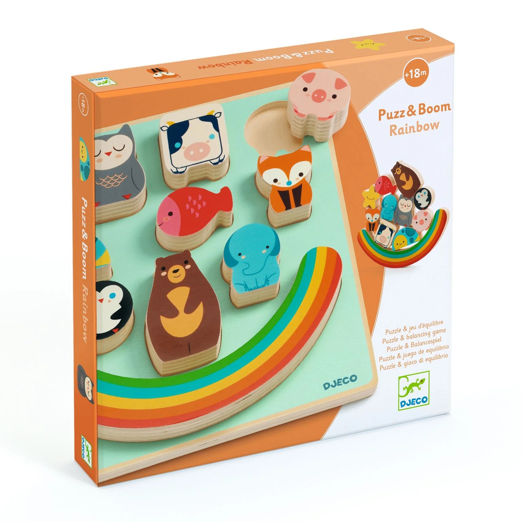 Animal Rainbow Puzzle Boom MW-21134