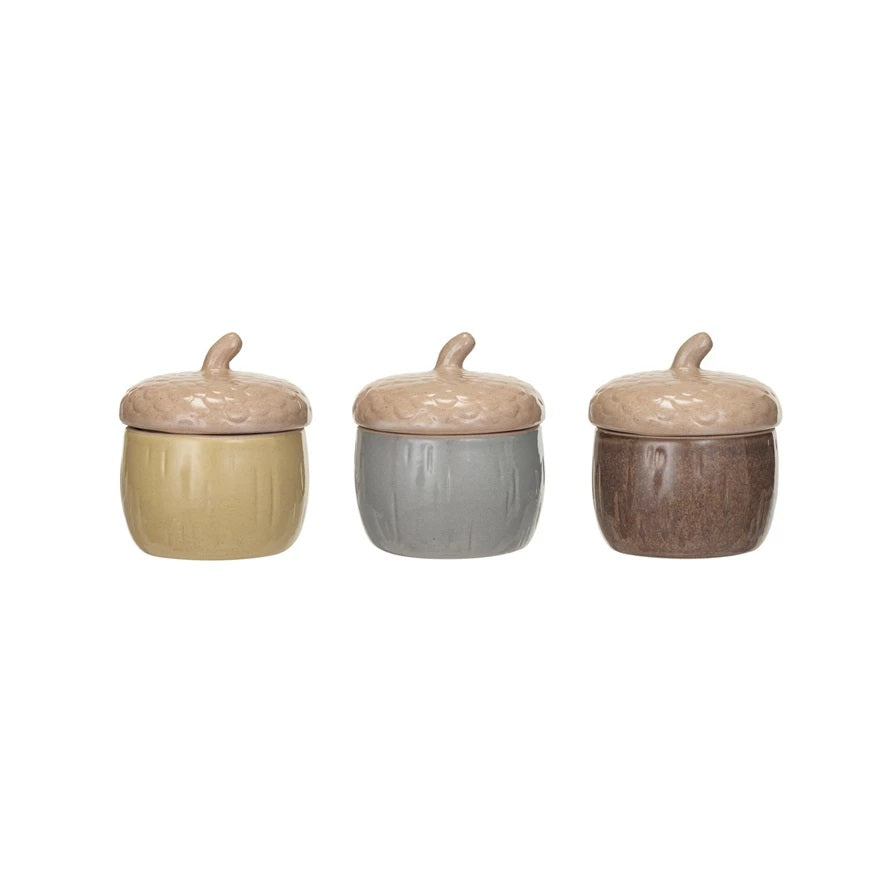 Acorn Shaped Jar With Lid MW-21231