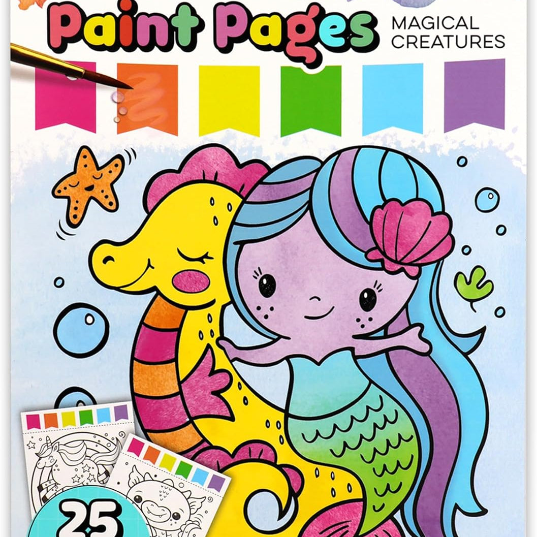 Paint Pages Magical Creatures MW-21258
