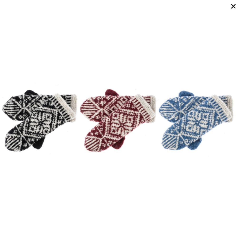 Knit Scandi Mittens MW-21264