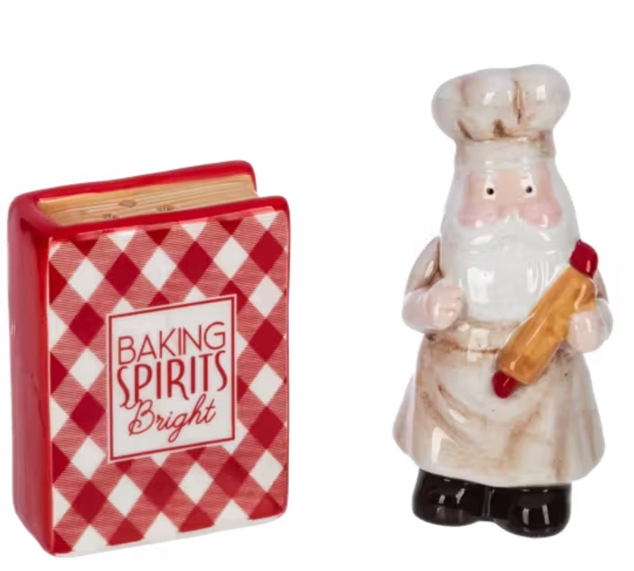 Baking Santa Salt Pepper Set MW-21272