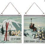 Ski Wall Decor Light Up MW-21274