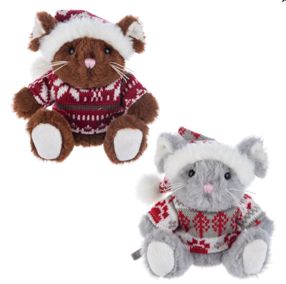 Holly Jolly Mice Plush MW-21283