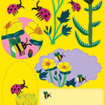 Stationery Set Yellow Flowers MW-21311