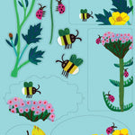 Stationery Set Yellow Flowers MW-21311_1