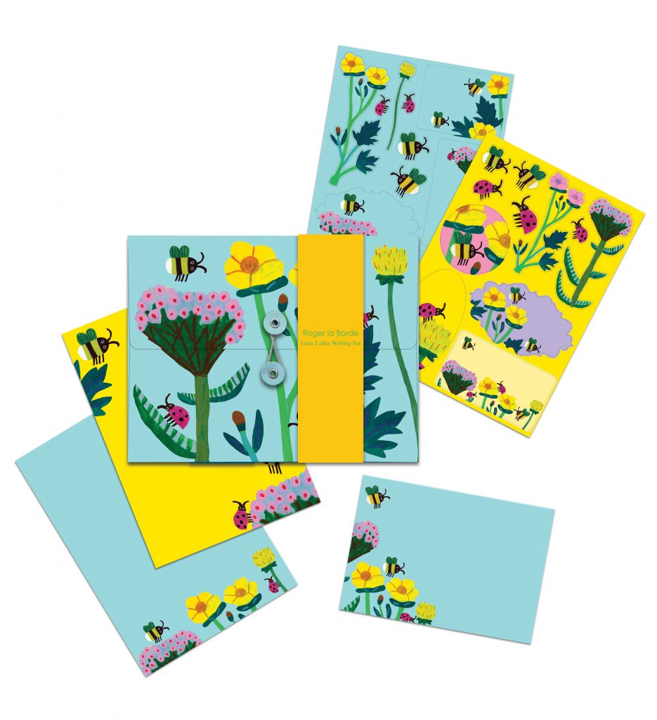 Stationery Set Yellow Flowers MW-21311_2