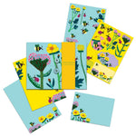 Stationery Set Yellow Flowers MW-21311_2