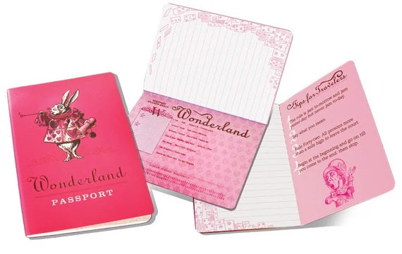 Wonderland Passport Notebook MW-21369