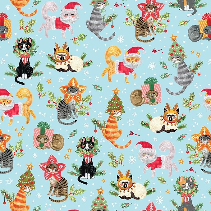 Roll Wrap Naughty Cats MW-21385