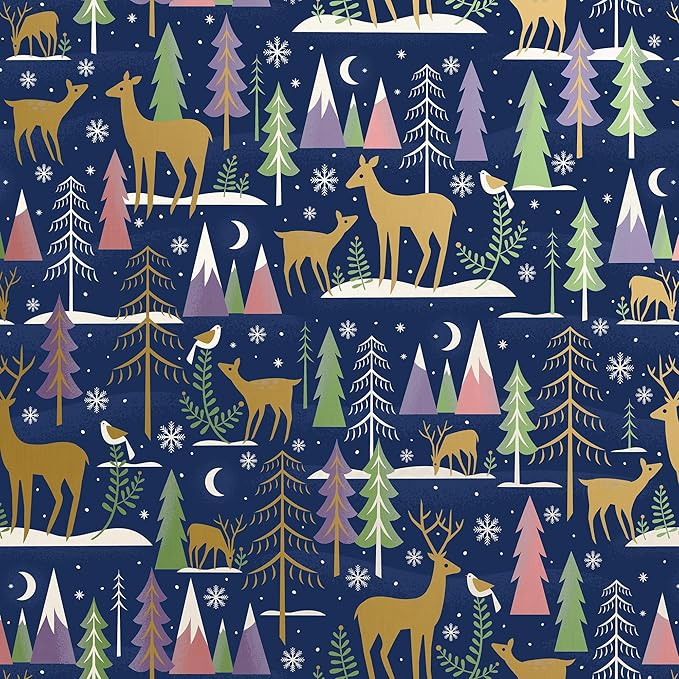 Jumbo Roll Wrap Winter Serenity - 10' X 30" MW-21386