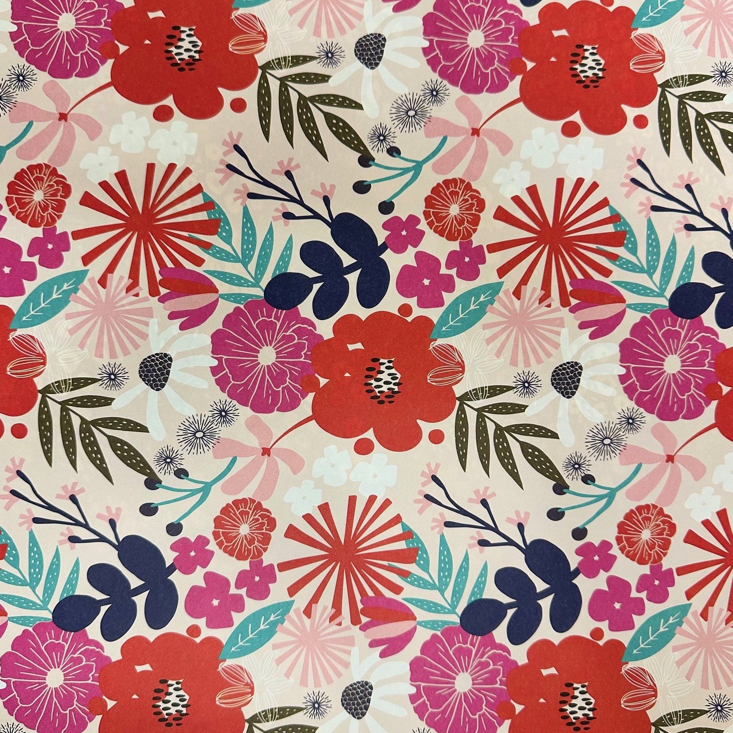 Flat Wrap Spring Floral MW-21436