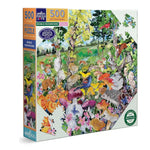 Edible Mushrooms 500 Piece Octagonal Puzzle - Eeboo MW-21491