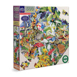 Poisonous Mushrooms 500 Piece Octagonal Puzzle - Eeboo MW-21492_30248dba-66cf-4eba-a2ea-747506e199c3