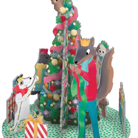 Bow Wow Dog Festive Scene MW-21499