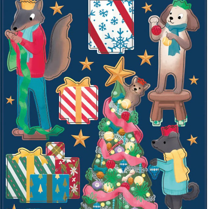 Bow Wow Dog Festive Scene MW-21499_20b7697f-c88d-4b6c-975d-fc07302adb1a