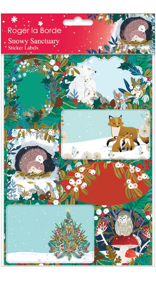 Sticker Labels Snowy Sactuary MW-21508