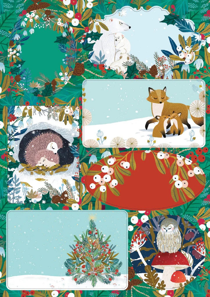 Sticker Labels Snowy Sactuary MW-21508_258edc24-9b76-45fd-b5b1-1b9b50068a49