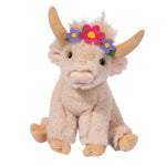 Laddie Highland Cow Flowers MW-21554