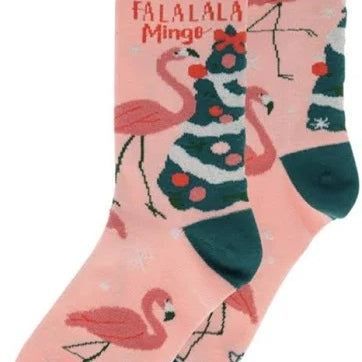 Holiday Socks Flamingo MW-21565