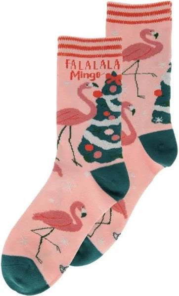 Holiday Socks Flamingo MW-21565