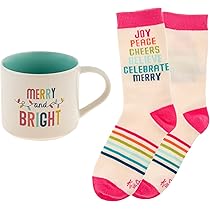 Mug Sock Set Merry Bright MW-21569