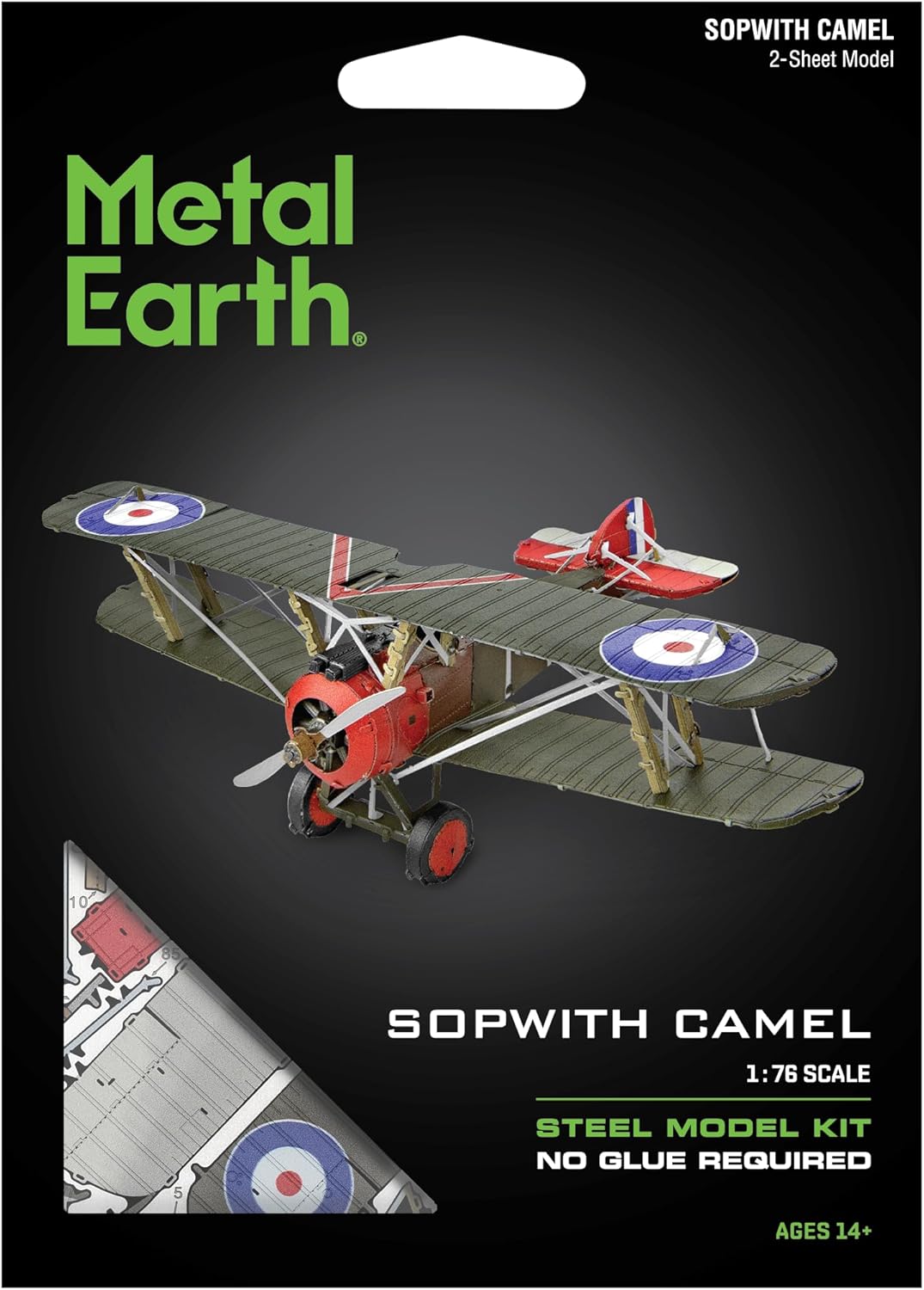 Sopwith Camel Aircraft Metal MW-21581_5
