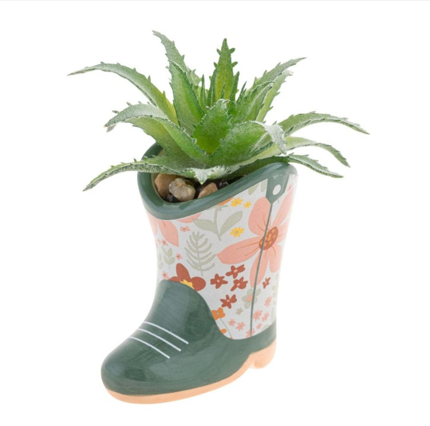 Succulent Pot Boot MW-21608