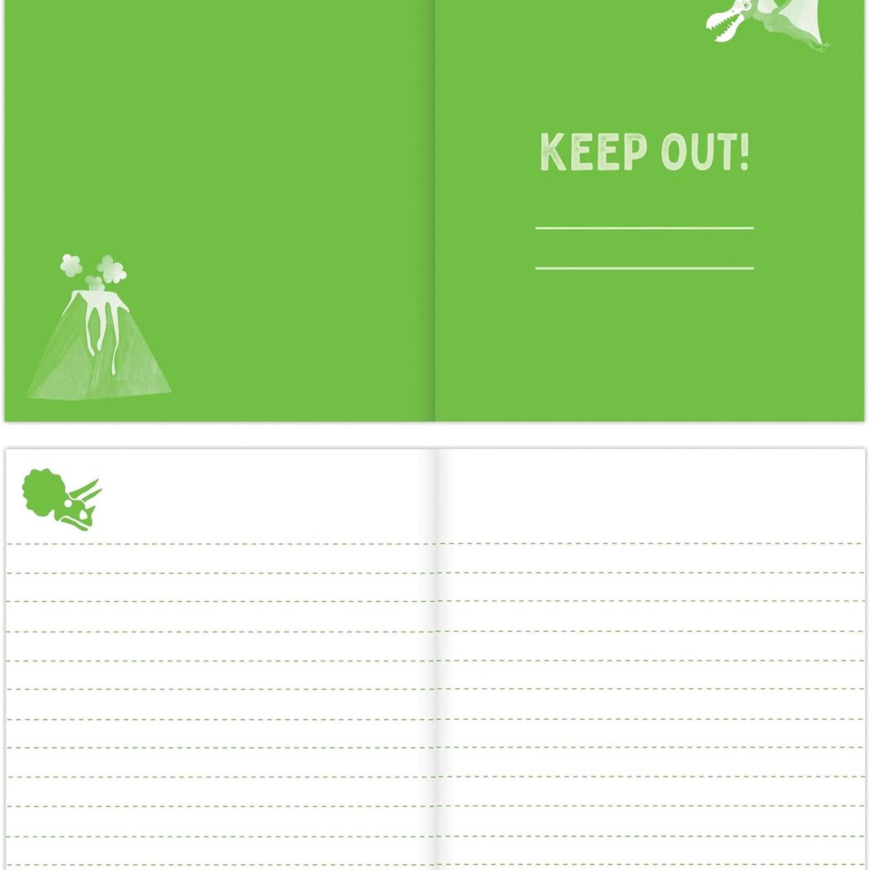 T-Rex Locked Diary from Mudpuppy, Illustrated by Woodward. Jonathan MW-21635