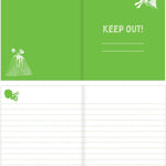 T-Rex Locked Diary from Mudpuppy, Illustrated by Woodward. Jonathan MW-21635
