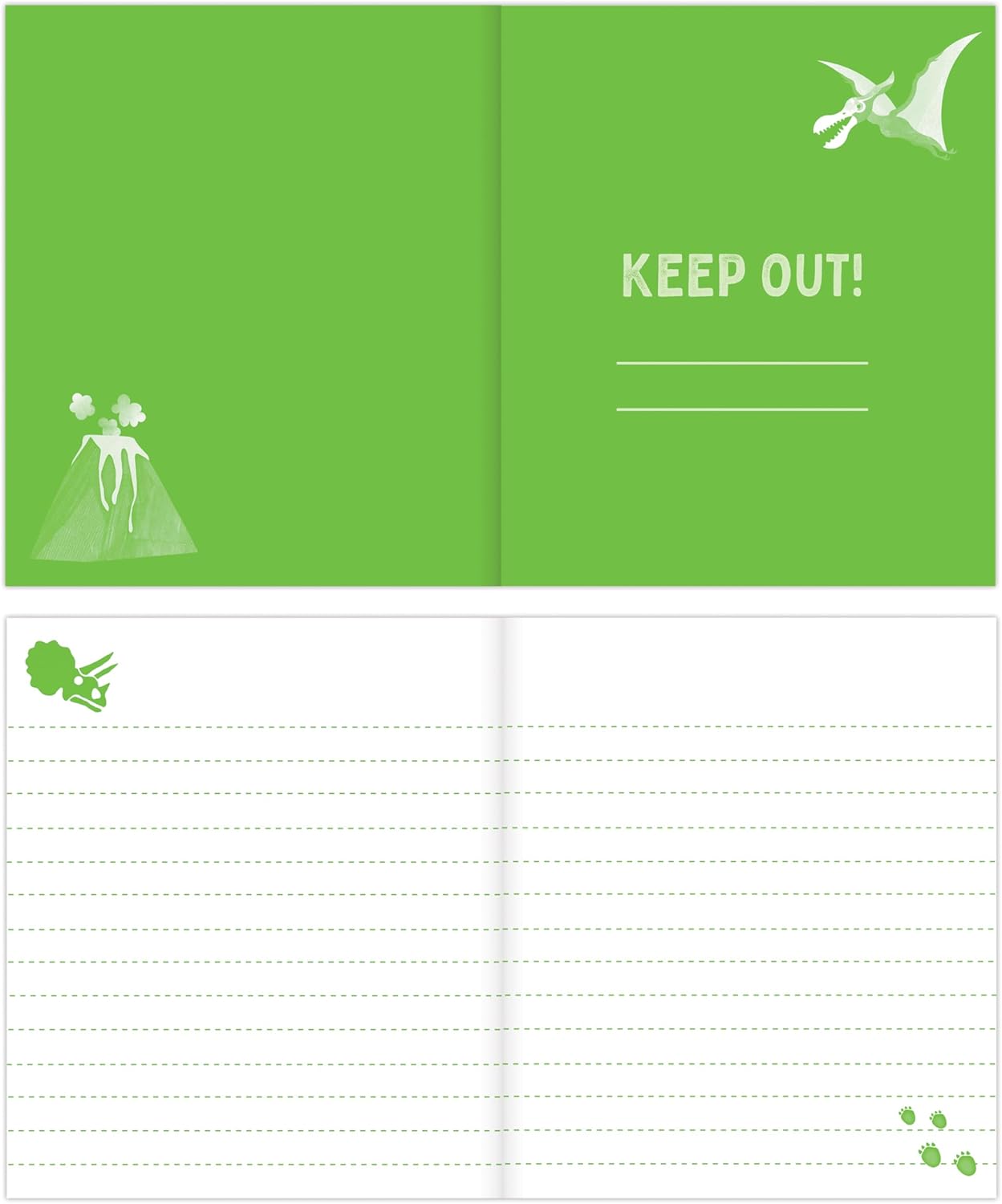 T-Rex Locked Diary from Mudpuppy, Illustrated by Woodward. Jonathan MW-21635
