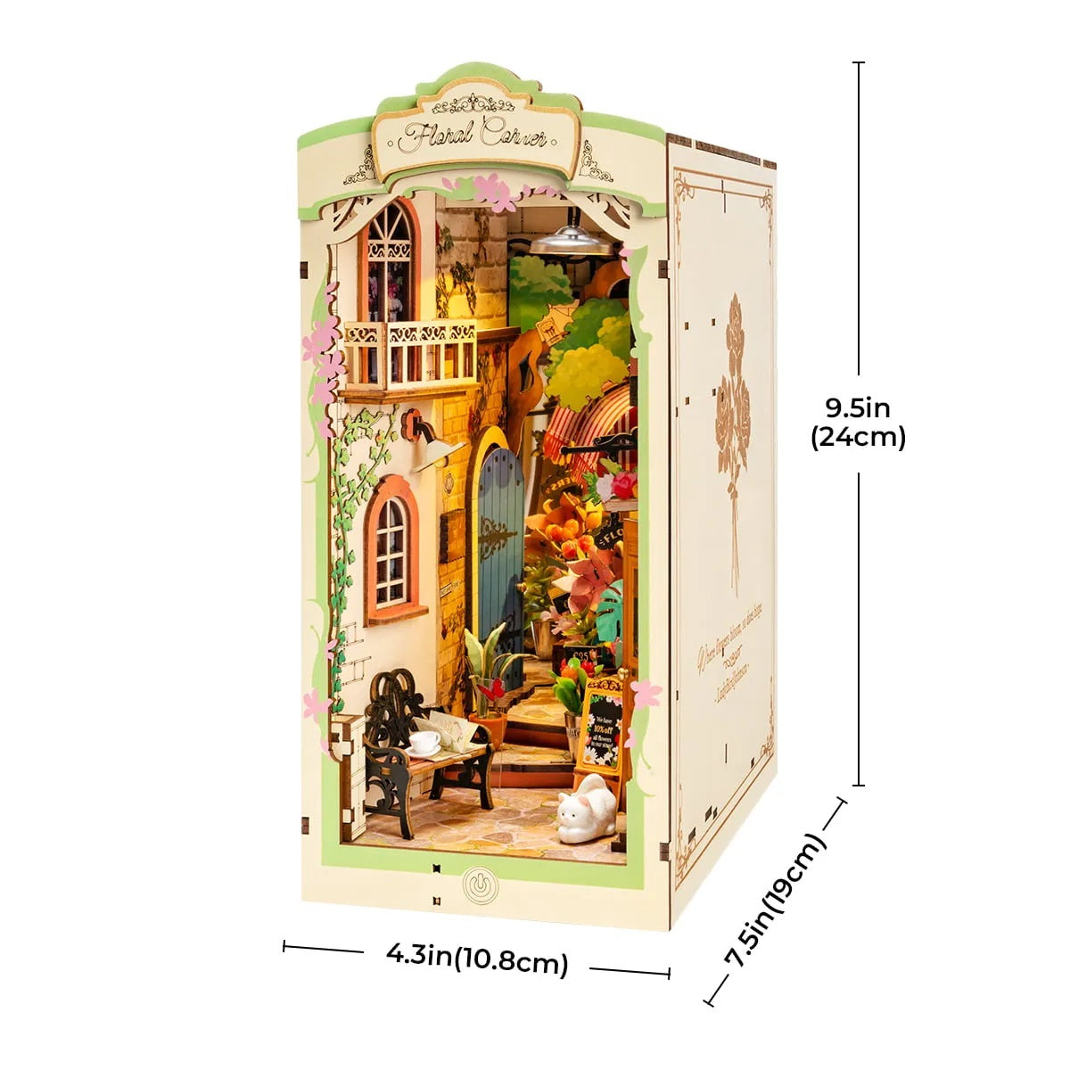 Floral Corner Street Book Nook MW-21649_3