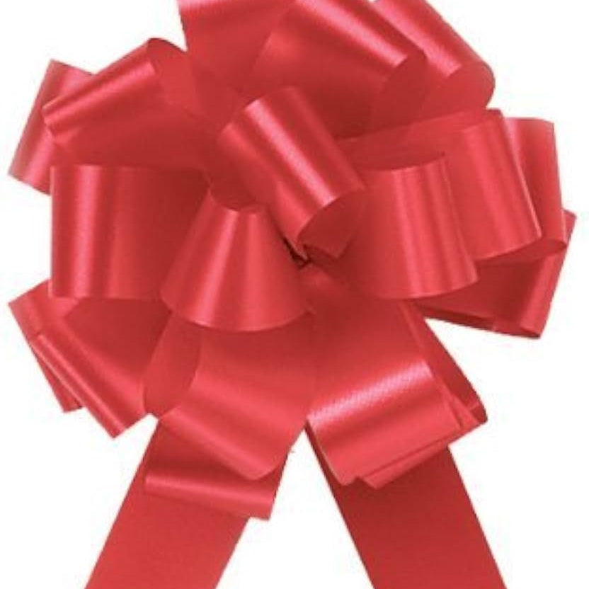 Red Poly 5" Bow MW-21653