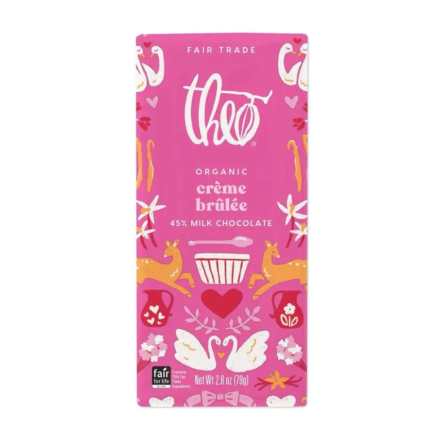 Theo Creme Brulee 45% Milk Cho MW-21714