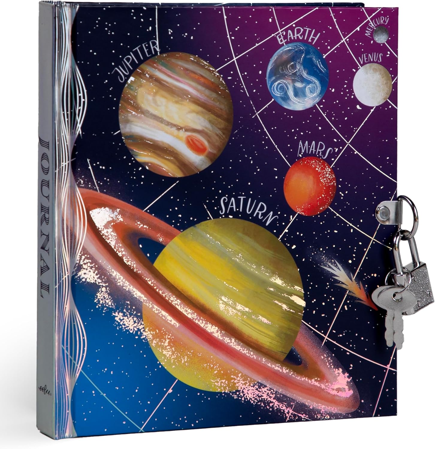 Locking Space Themed Journal MW-21721