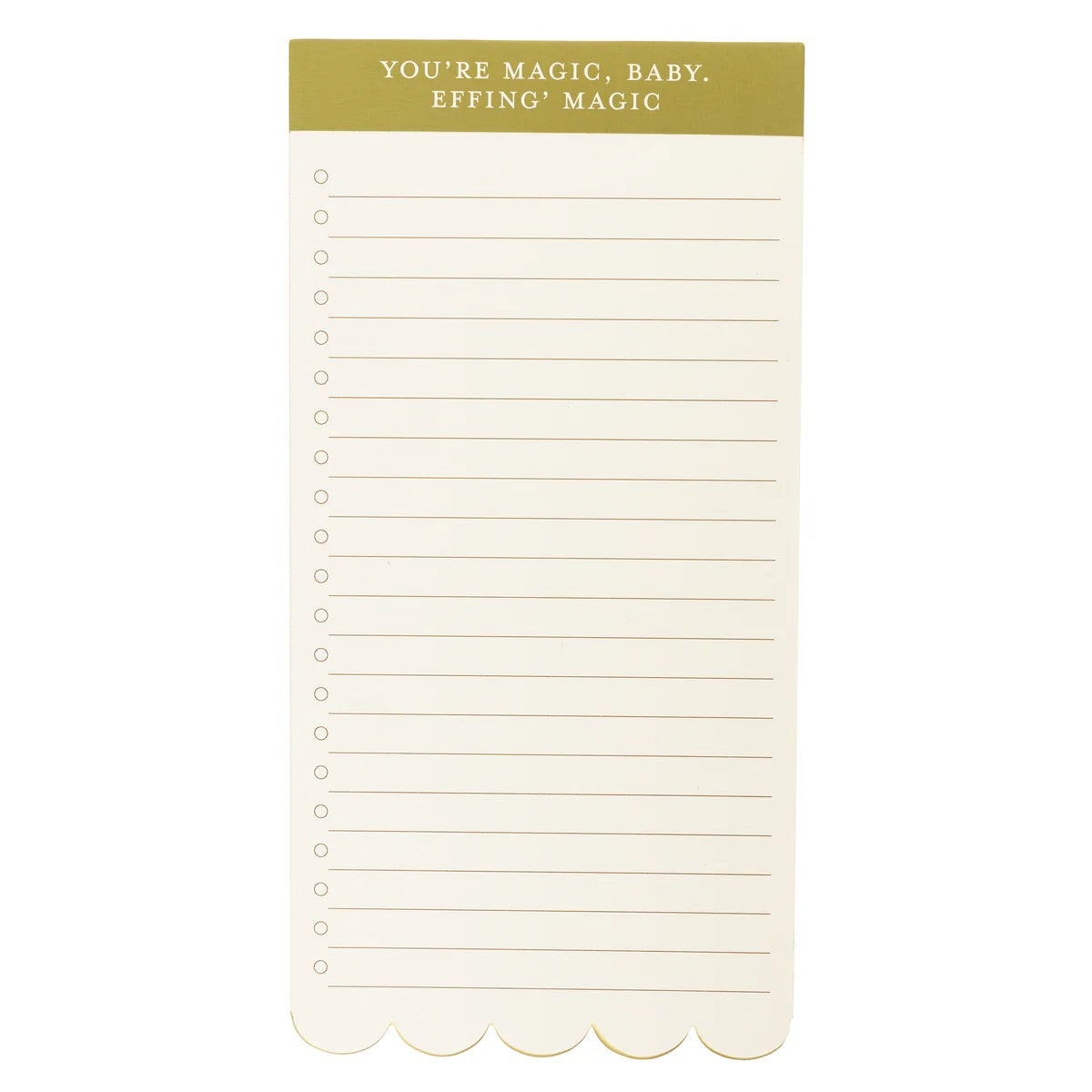 List Pad Die Cut You're Magic MW-21730
