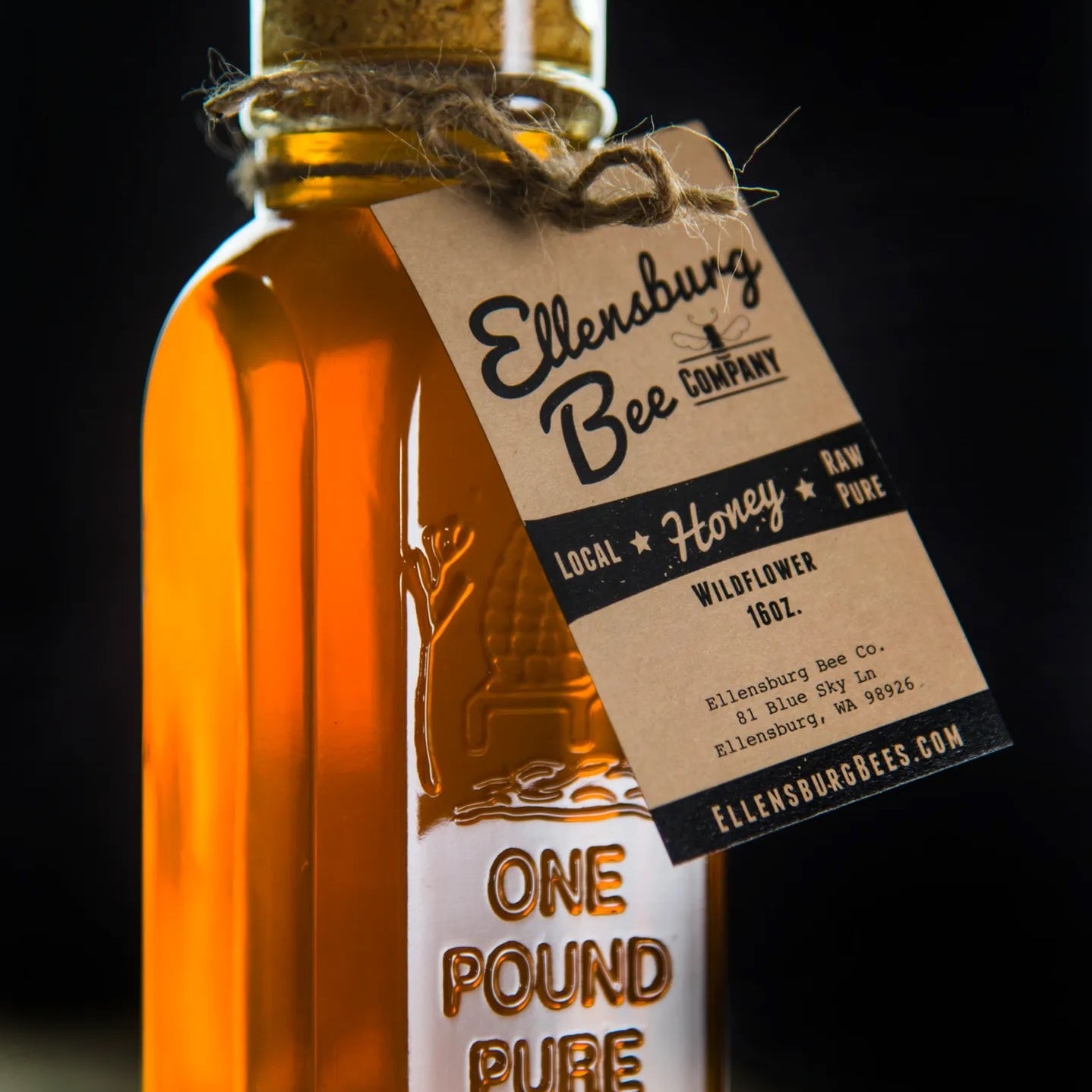 Ellensburg Bee Company Raw Honey 16Oz MW-21735