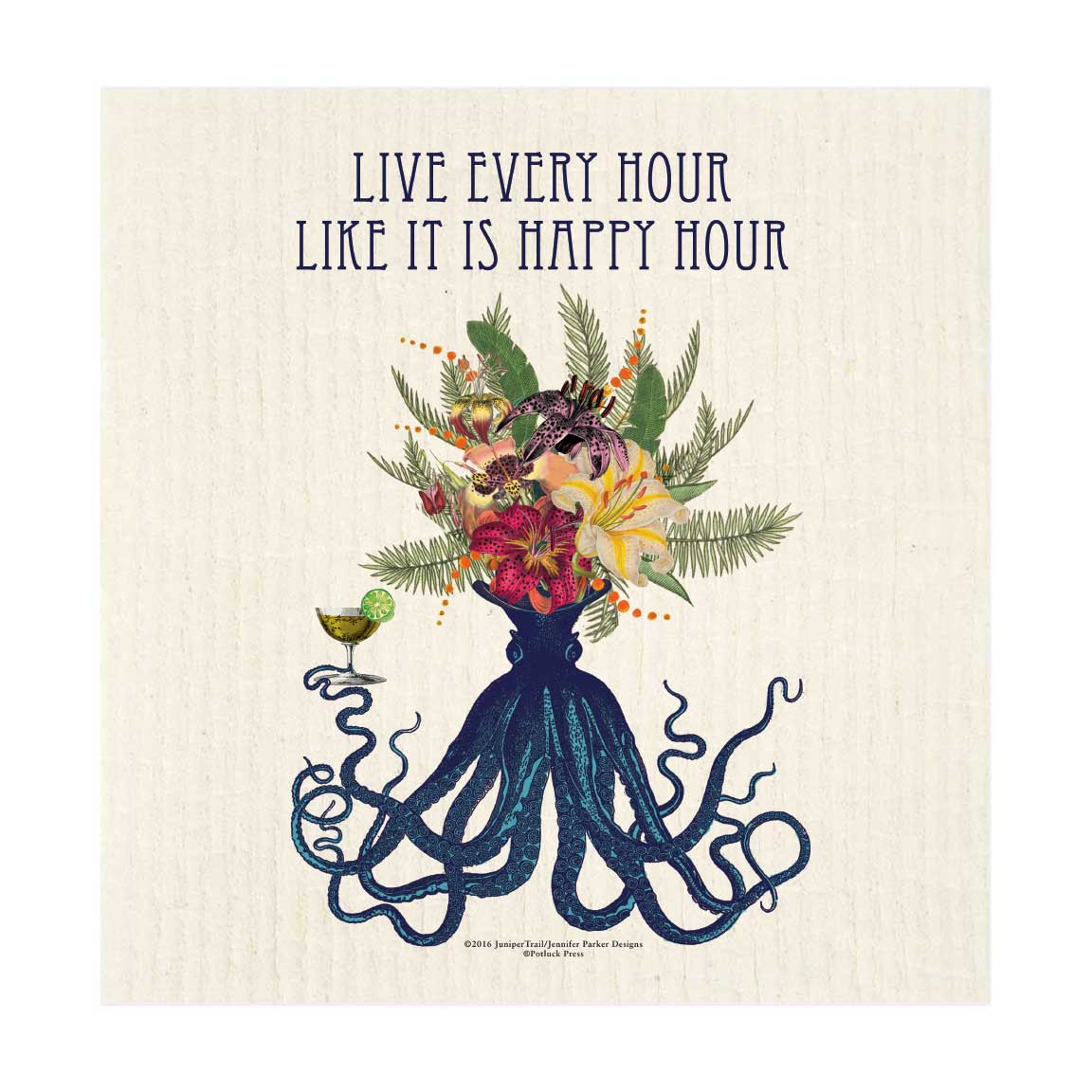 Swedish Dish Cloth Octopus MW-21742