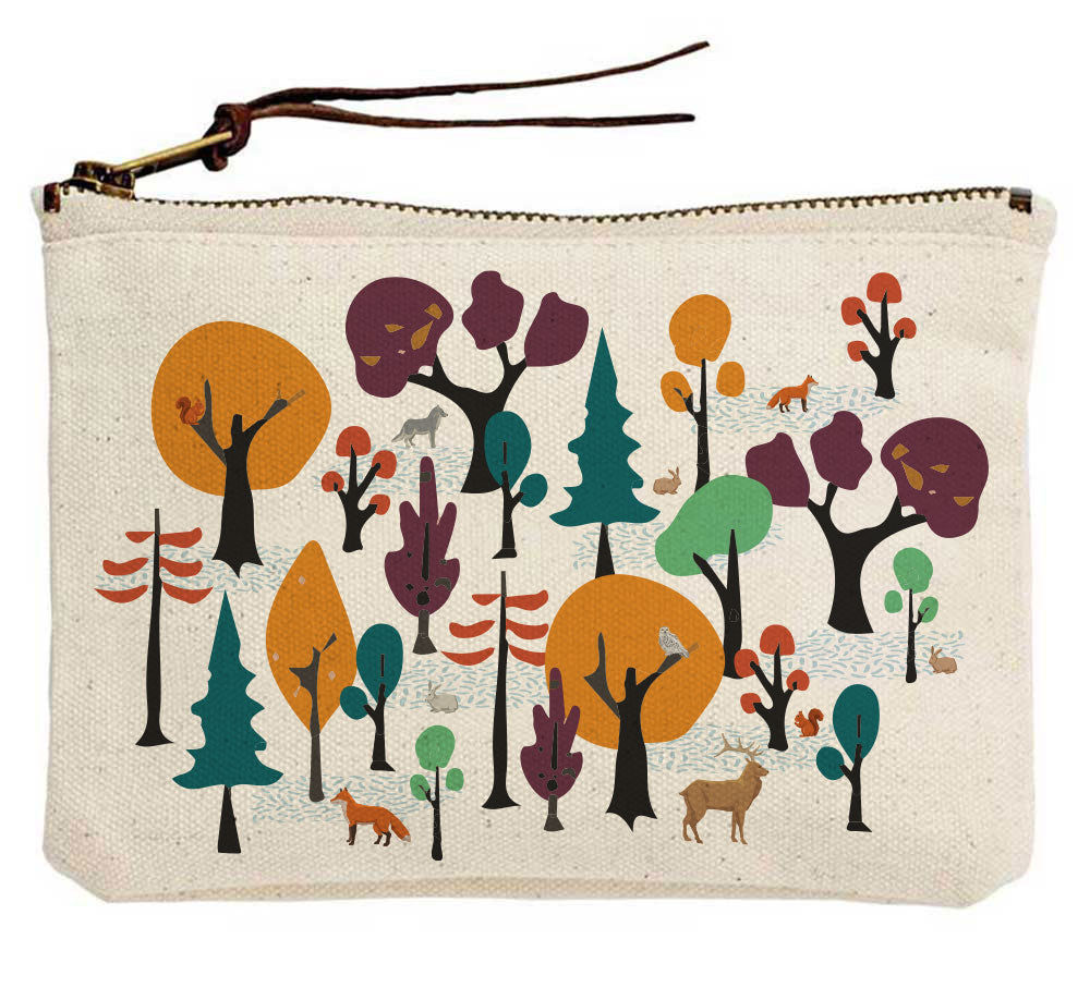 Canvas Pouch Forest MW-21750