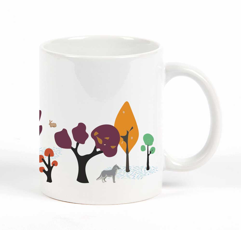 Mug Large Forest Animals MW-21754