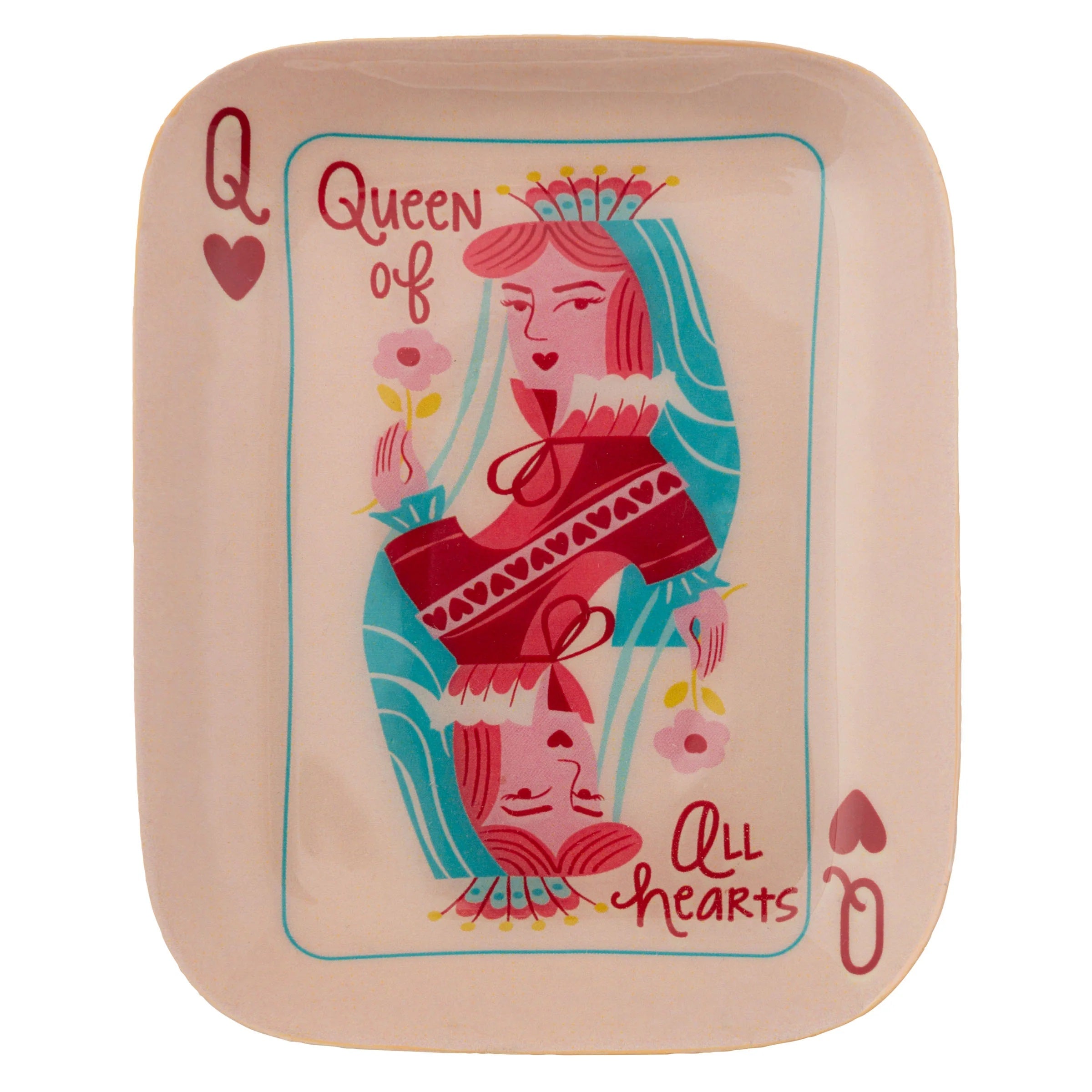 Enamel Tray Queen Hearts MW-21775