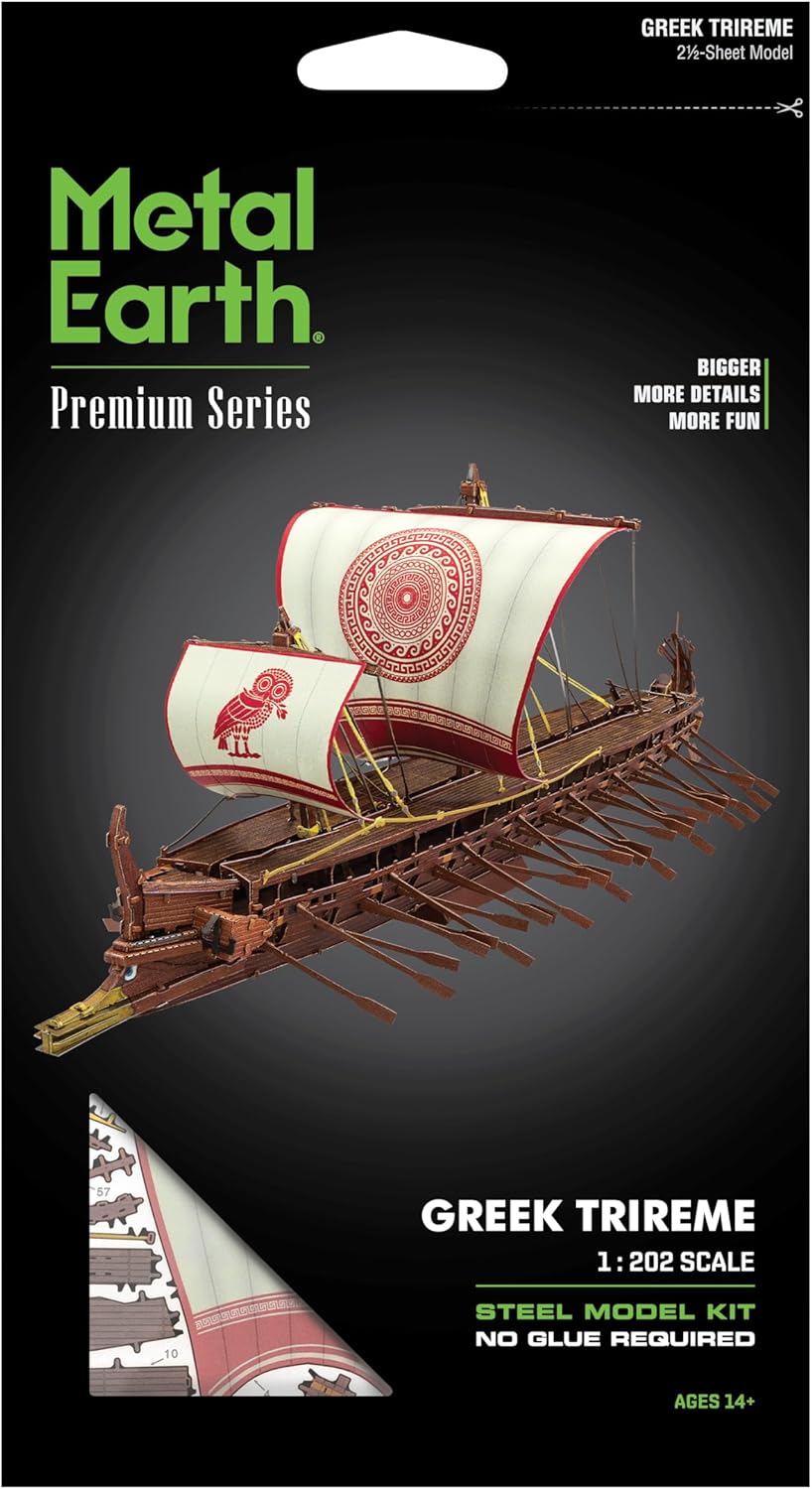 Metal Earth Greek Trireme Ship MW-21786_2