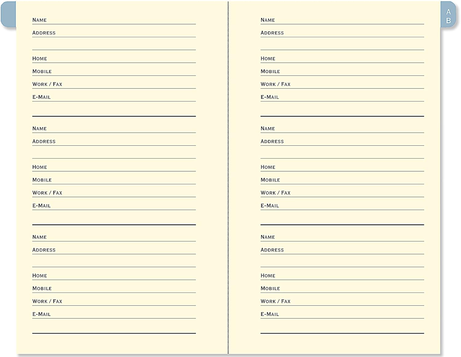 Dusky Meadow Address Book MW-21795