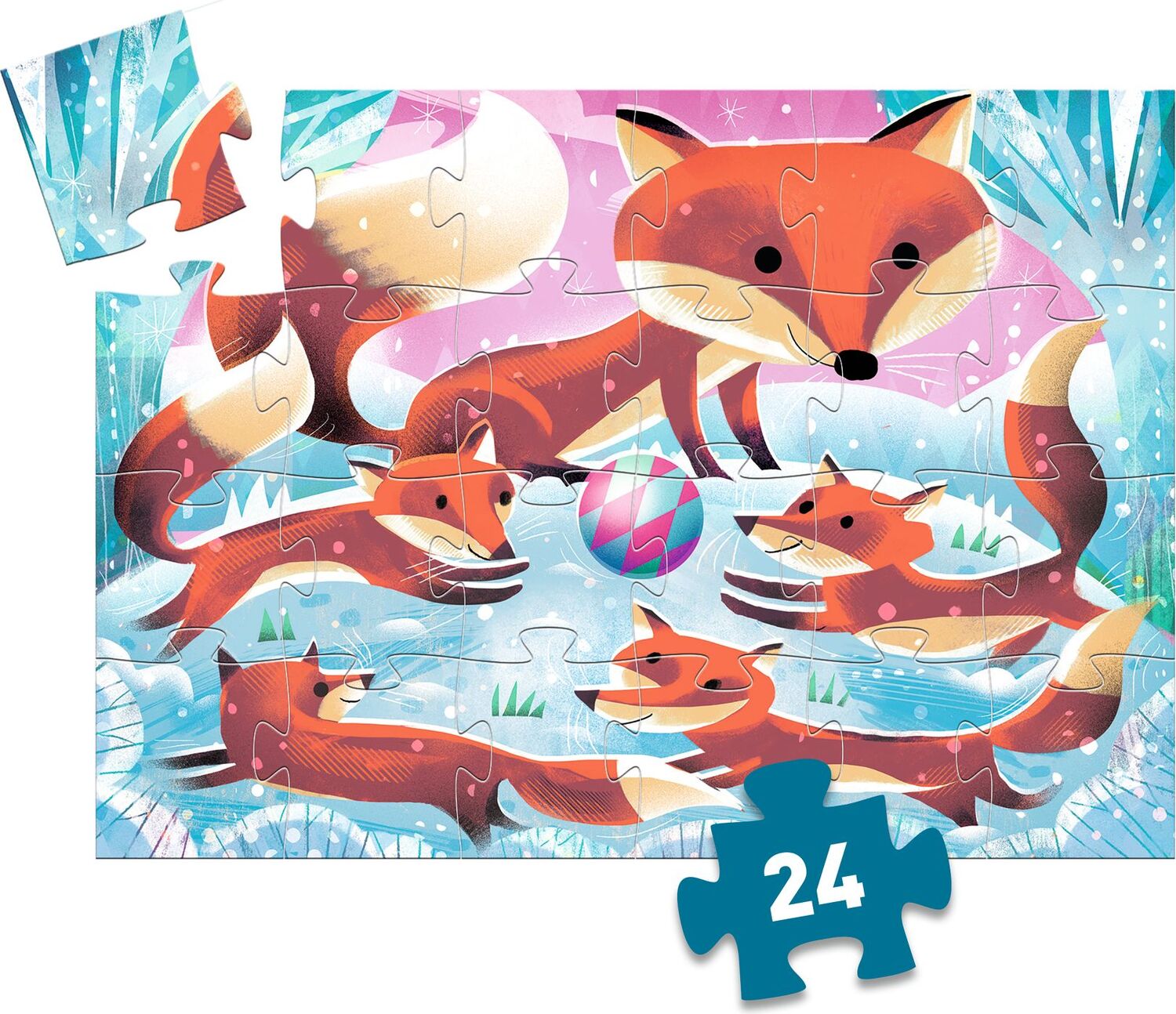 Ginger Fox Silhouette Puzzle MW-21854
