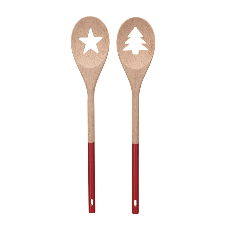 Wooden Spoon With Cut Out MW-21915
