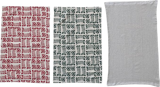 Waffle Weave Tea Towels Set MW-21916